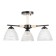 Chandelier 1087/3BK 40W E27 Black-light wood 52x52x28 cm Bayerlux