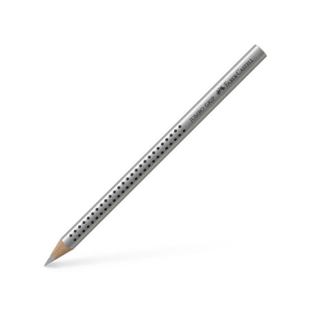 Color Faber-Castell Jumbo Grip in a three-sided case, silver-1