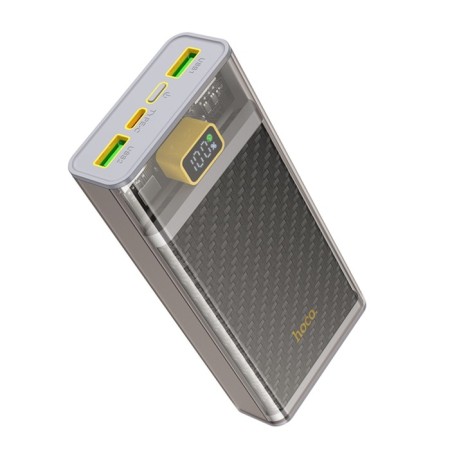 External battery Hoco J103A, 20,000 mAh, USB/type-C, 3 A, gray-1