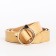 Building belt, width 2.5 cm, metal buckle, beige color
