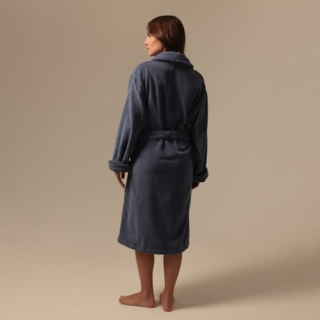 Tainted female bathrobe SL Home: Basic "Riviera", size XL, 100% cotton, 420 g/m2-3