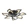 LED ceiling LED with Ambrella Light, Original, FA4474, 10XLED, 112 W, 8400LUM, 3000-6400K, Black Black Color