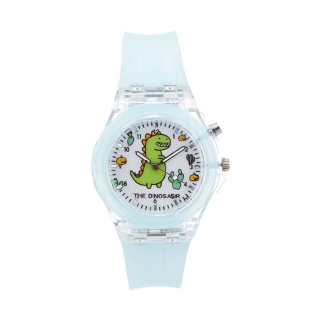 Watch of Berrier Children's "Dinosaur", D-3.8 cm, silicone strap 23 cm-1