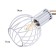 Bra with a switch on the wire "Bianca" E14 40W white 17x11x17cm