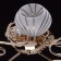 Cellular Cell "Fiesta" 5x60W E14 gold 65x65x13cm
