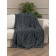 Texrepublic blanket, size 200x220 cm, gray color