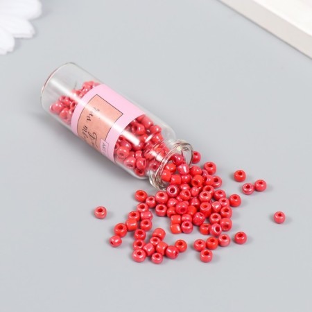 Beads 6/0 in the bottle "Terracotta" 20 g ceramic shine 6x2x2 cm-1