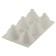 Form for the preparation of cakes, silicone