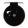 Inertial coil, metal plastic, diameter 6.5 cm, black-transparent color, 701