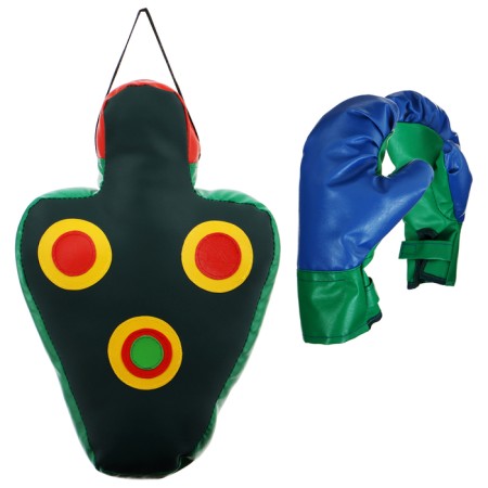 Set of Boxing Children's Ideal "Assigned Blow": gloves, pear, color mix-6