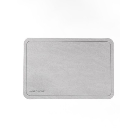 AMARO Home mat for a bathroom, absorbing effect, 40x60 cm, gray color