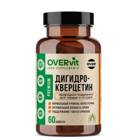 Dihydrocercetin Overvit, 60 capsules