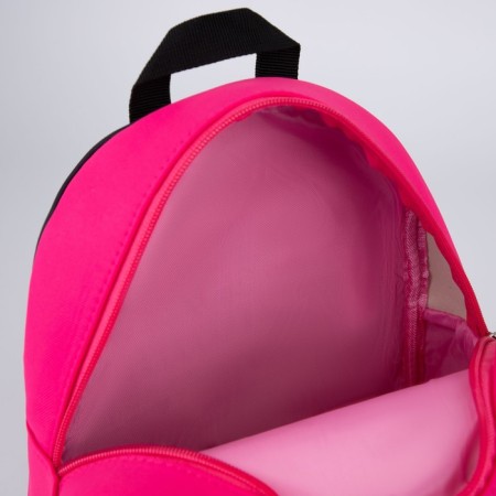 Baby backpack for a girl textile "heart", 27x23x10 cm-4