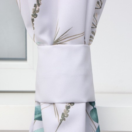 A set of curtains d/kitchen with sequences of Ethel "Cotton" 145x180cm-2 pcs., 100% p/e-2