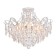 Chandelier Chabrol 6x40W E14 silver 59,2x44,1 cm