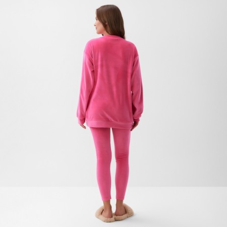 Women's costume (sweatshirt and leggings) KAFTAN PLUSHY p. 52-54, fuchsia-3