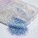 Sparkles for decor, 12 cells, small, multi -colored