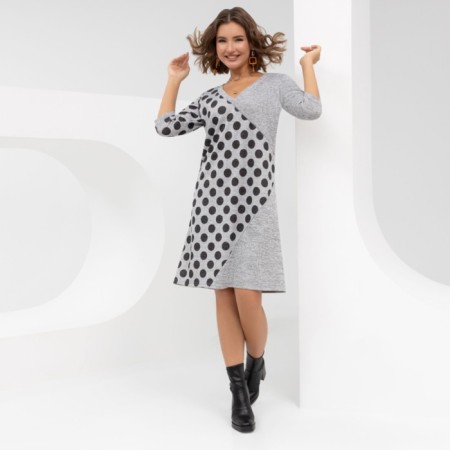 Women's dress Charutti "Changeable disposition", size 52, color gray-5