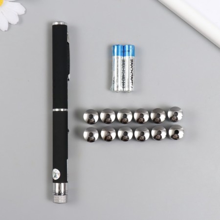 Laser poinage 12 + 1 nozzles from 2 x AAA 7.7x21 cm-6