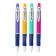 Automatic ballpoint pen 1.0 mm blue, with a rubber holder, Mix case