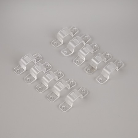 Ecla mounting bracket set for 12 × 7 mm LED tape, 10 pieces