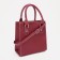 Bag Women's Tout with zipper, burgundy color