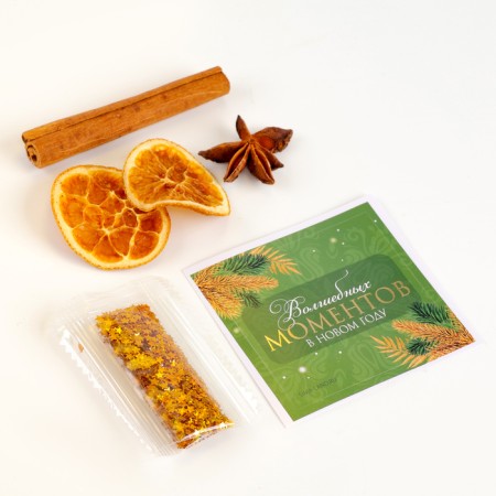 DIY candle for the New Year. Creating aromatic candles with a decor of "magic moments", New Year's set for creativity-3