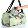 Sports bag, textura, average size, green color