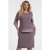 Female suit, size 58, lilac color
