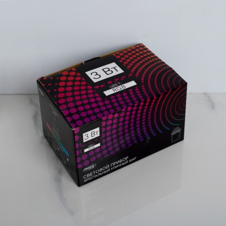 Light device "Crystal ball", IP65, glow RGB, 12 V-5