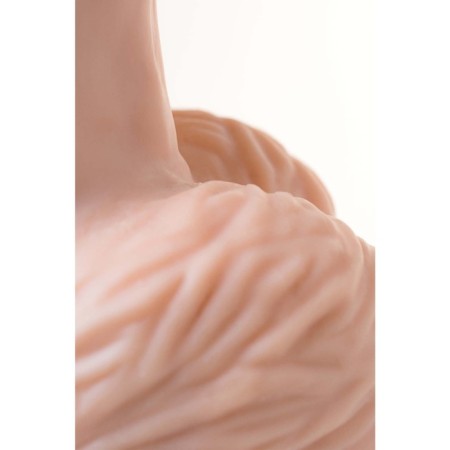 Strap-on super-giant on the fastening of Lovetoy, realistic, 33 cm, bodily color-6