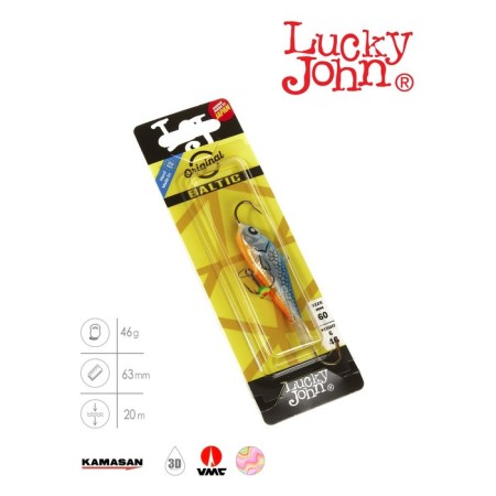 Balancir Lucky John Baltic 6 + tee, 6 cm, color 45h blister-2