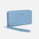 Women's wallet with lightning, blue color
