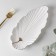 Ceramic serving dish "Rapsodia. Sheet ", 29 × 13 × 2 cm, white color