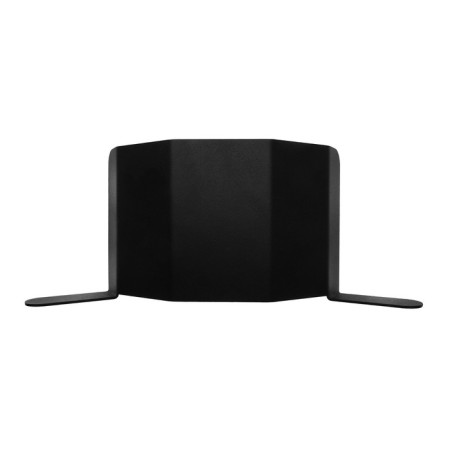 Super -resistant holder for a garden hose, wall -mounted, with protection against fracture, black-4