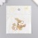 Decor for creativity metal, enamel "White Cat" gold 2.2x1.2 cm