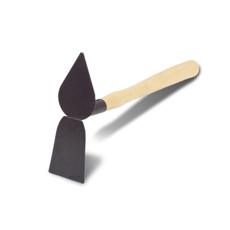Combined moth, length 35 cm, wooden handle