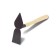 Combined moth, length 35 cm, wooden handle