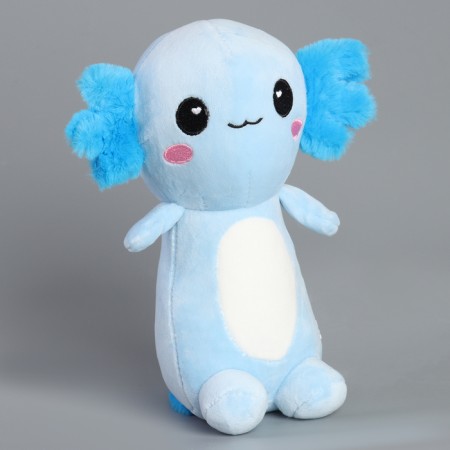 Soft toy "Axolotl", 23 cm, blue color