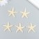 Decor for creativity Plastic "Yellow Sea Star" Sugar 3.8x0.5x3.8 cm