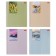 A notebook of 96 sheets in a cage on the crest "Touching nature", cover coated cardboard, matte lamination, block 65 g/m2, mix