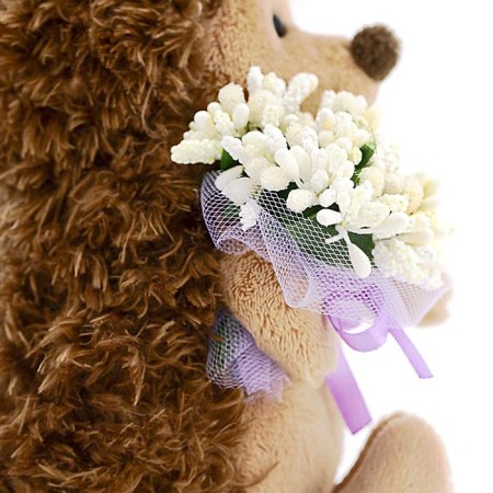 Soft toy "Hedgehog Kolunchik: Little Joy", 15 cm-5