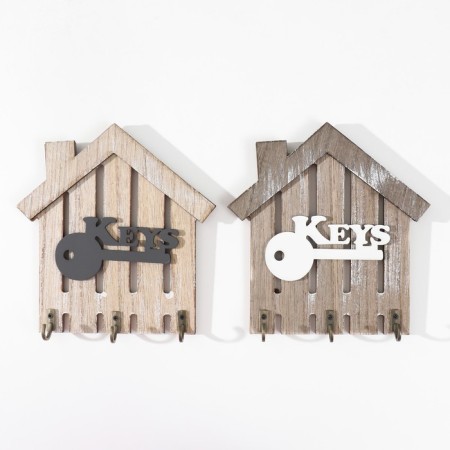 Decorative tree hooks "Key to home" MIX 15x0.8x15.6 cm-4