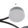Causteen with PDU 2299/7GR LED 136W 3000-6000K gray 77x77x18 cm Bayerlux