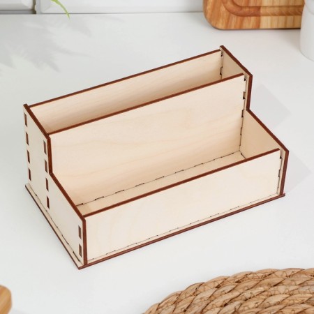 Organizer of a wooden kitchen, 16 × 9.5 × 8 cm-4