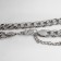 The necklace "Golden chain" is flat, the color is silver, 45 cm