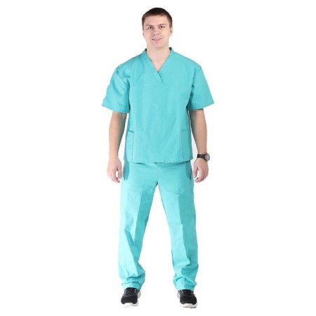 Surgeon costume, p. 48-50, height 170-176 cm, emerald color
