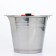 A bucket with a lid, 7 l, stainless steel