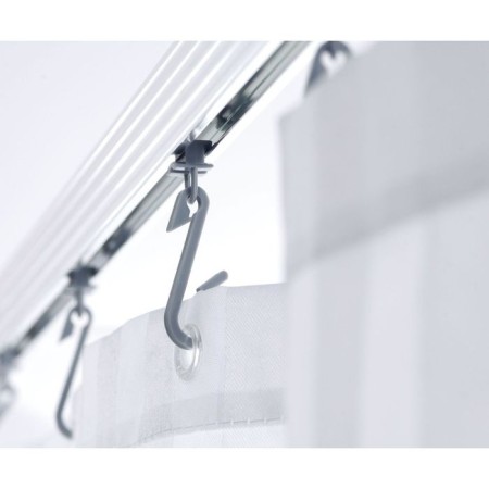 Bathroom cornice (modern design) 90x90 cm, white color-2