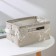 Basket for trifles of the share "marble", 23 × 16 × 12 cm, gray color